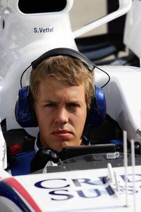 Sebastian Vettel (Deutschland BMW Sauber) im Cockpit seines Boliden Motorsport Grand Prix Herren Großer Preis der USA 2007, Formel 1 Weltmeisterschaft, F1, F, GP, WM, Test Einzelbild Indianapolis Motorsport Grand Prix Herren Großer Preis der USA 2007, Formel 1 Weltmeisterschaft, F1, F, GP, WM, Test Einzelbild Indianapolis