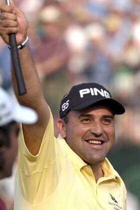 Angel Cabrera (Argentinien) - Sieger der US Open 2007 -  (OAK20070617106) Golf Herren US Open 2007, PGA Tour Einzelbild Oakmont Freude, Golf Herren US Open 2007, PGA Tour Einzelbild Oakmont Freude,