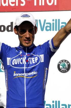 Alessandro Proni (Italien Quick Step Innergetic) gewinnt die 3. Etappe der Tour de Suisse 2007 -  Radsport Herren Tour de Suisse 2007, ProTour, Straßenradsport, Straße, Rad Einzelbild 3. Etappe: Brunnen - Nauders Freude, Radsport Herren Tour de Suisse 2007, ProTour, Straßenradsport, Straße, Rad Einzelbild 3. Etappe: Brunnen - Nauders Freude,