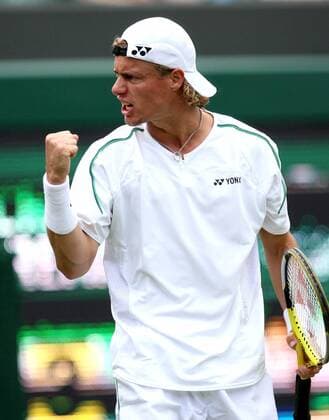 Lleyton Hewitt (Australien) jubelt -  Tennis Herren All England Championships 2007, Grand Slam, ATP Tour Einzelbild Wimbledon London Freude, Begeisterung, Tennis Herren All England Championships 2007, Grand Slam, ATP Tour Einzelbild Wimbledon London Freude, Begeisterung,