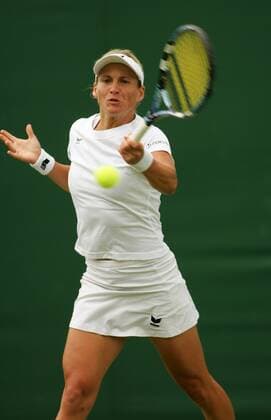Sybille Bammer (Österreich) Tennis Damen All England Championships 2007, Grand Slam, WTA Tour Einzelbild Wimbledon London Dynamik, Tennis Damen All England Championships 2007, Grand Slam, WTA Tour Einzelbild Wimbledon London Dynamik,