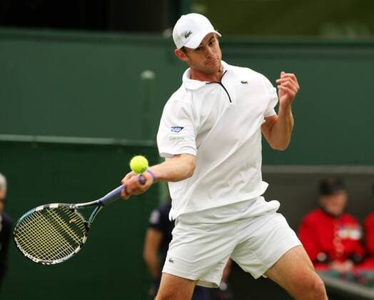 Andy Roddick (USA) Tennis Herren All England Championships 2007, Grand Slam, ATP Tour Einzelbild Wimbledon London Tennis Herren All England Championships 2007, Grand Slam, ATP Tour Einzelbild Wimbledon London