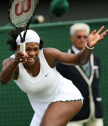 Serena Williams (USA) -  Tennis Damen All England Championships 2007, Grand Slam, WTA Tour Einzelbild Wimbledon London Tennis Damen All England Championships 2007, Grand Slam, WTA Tour Einzelbild Wimbledon London