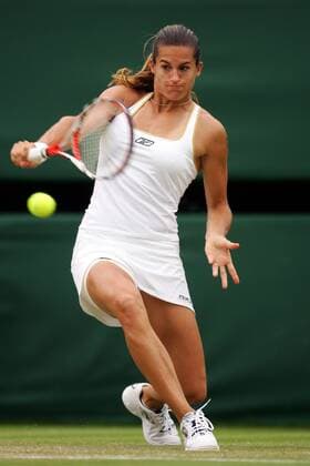 Amelie Mauresmo (Frankreich) Tennis Damen All England Championships 2007, Grand Slam, WTA Tour Einzelbild Wimbledon London Dynamik, Tennis Damen All England Championships 2007, Grand Slam, WTA Tour Einzelbild Wimbledon London Dynamik,