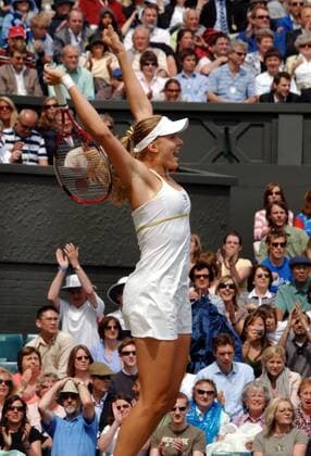 Nicole Vaidisova (Tschechien) - Schlußjubel -  Tennis Damen All England Championship 2007, Grand Slam, WTA Tour Einzelbild Wimbledon London Freude, Begeisterung, Tennis Damen All England Championship 2007, Grand Slam, WTA Tour Einzelbild Wimbledon London Freude, Begeisterung,