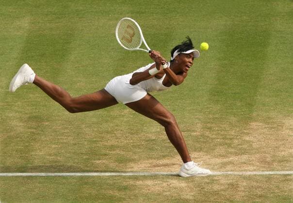 Venus Williams (USA) Tennis Damen All England Championships 2007, Grand Slam, WTA Tour Einzelbild Wimbledon London Dynamik, Tennis Damen All England Championships 2007, Grand Slam, WTA Tour Einzelbild Wimbledon London Dynamik,