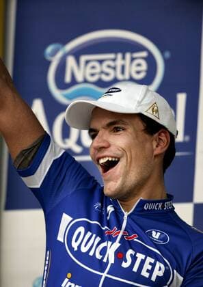 Gert Steegmans (Belgien Quick Step Innergetic) gewinnt die 2. Etappe der Tour de France 2007 -  Radsport Herren Tour de France 2007, ProTour, Straßenradsport, Straße, Rad Einzelbild 2. Etappe: Dünkirchen - Gent Freude, Begeisterung, Radsport Herren Tour de France 2007, ProTour, Straßenradsport, Straße, Rad Einzelbild 2. Etappe: Dünkirchen - Gent Freude, Begeisterung,