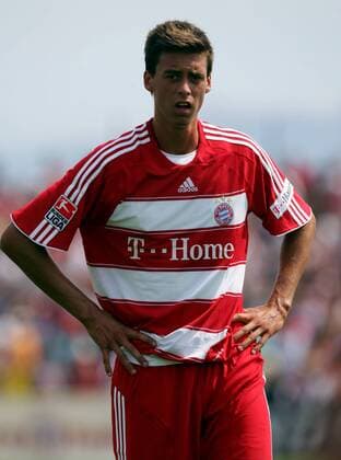 Sandro Wagner (Bayern) Fußball 1. BL Herren Saison 2007 2008, Test, Testspiel, Saisonvorbereitung, Vorbereitung, FC Bayern München Einzelbild Höslwang Fußball 1. BL Herren Saison 2007 2008, Test, Testspiel, Saisonvorbereitung, Vorbereitung, FC Bayern München Einzelbild Höslwang