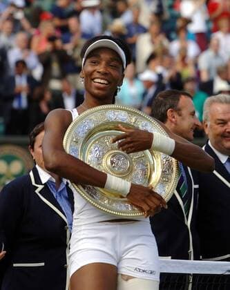 Venus Williams (USA) - Wimbledon Siegerin 2007 -  Tennis Damen All England Championships 2007, Grand Slam, WTA Tour, Finale Einzelbild Wimbledon London Freude, Tennis Damen All England Championships 2007, Grand Slam, WTA Tour, Finale Einzelbild Wimbledon London Freude,