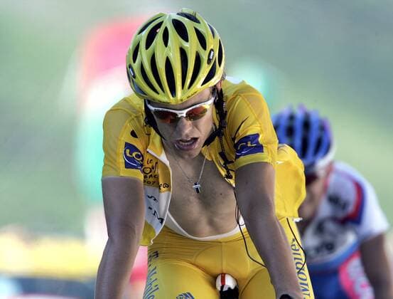 Linus Gerdemann (Deutschland T Mobile) enttäuscht im Ziel Radsport Herren Tour de France 2007, ProTour, Straßenradsport, Straße, Rad, Einzelbild 8. Etappe: Le Grand Bornand - Tignes Enttäuschung, Radsport Herren Tour de France 2007, ProTour, Straßenradsport, Straße, Rad, Einzelbild 8. Etappe: Le Grand Bornand - Tignes Enttäuschung,