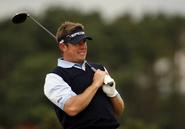 Lee Westwood (England) skeptisch -  (LON2007072011) Golf Herren Britsh Open Championship 2007, PGA European Tour Einzelbild Carnoustie Golf Herren Britsh Open Championship 2007, PGA European Tour Einzelbild Carnoustie