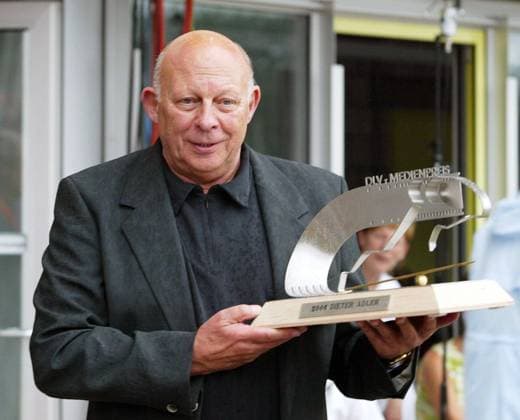 Premiere Kommentator Dieter Adler (Deutschland) mit dem DLV Medienpreis Leichtathletik LM Herren Deutsche Meisterschaften 2007, DM, Landesmeisterschaft, Hochsprung, Vdig Einzelbild Erfurt Leichtathletik LM Herren Deutsche Meisterschaften 2007, DM, Landesmeisterschaft, Hochsprung, Vdig Einzelbild Erfurt