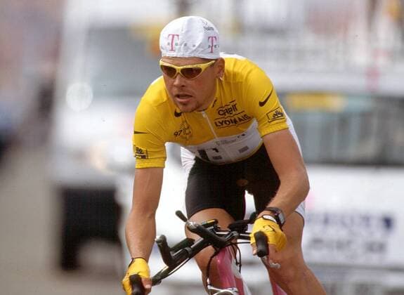 Jan Ullrich (Deutschland Team Telekom) - Einzelzeitfahren Tour de France Radsport Herren Tour de France 1997, Straßenradsport, Straße, Rad Zeitfahren Einzelbild 20. Etappe: Paris - Euro Disney Radsport Herren Tour de France 1997, Straßenradsport, Straße, Rad Zeitfahren Einzelbild 20. Etappe: Paris - Euro Disney