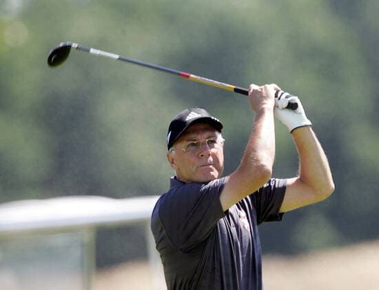 Franz Beckenbauer (Deutschland) während des Adidas Golfturnieres 2007 in Herzogenaurach Golf Herren Adidas Golfturnier 2007, Prominentengolf Einzelbild Herzogenaurach Golf Herren Adidas Golfturnier 2007, Prominentengolf Einzelbild Herzogenaurach