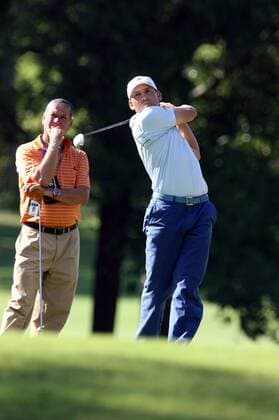 Sergio Garcia (Spanien, re.) - (Icon5150140) Golf Herren 89. PGA Championship 2007, Tour, Training Gruppe Southern Hills Country Club Tulsa Golf Herren 89. PGA Championship 2007, Tour, Training Gruppe Southern Hills Country Club Tulsa EDITORIAL USE ONLY