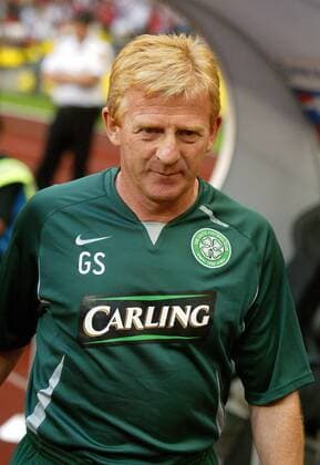 Trainer Gordon Strachan (Celtic Glasgow) -  Fußball EC 1 Herren Champions League Qualifikation 2007 2008, Celtic Glasgow, Vdig Porträt Moskau Fußball EC 1 Herren Champions League Qualifikation 2007 2008, Celtic Glasgow, Vdig Porträt Moskau
