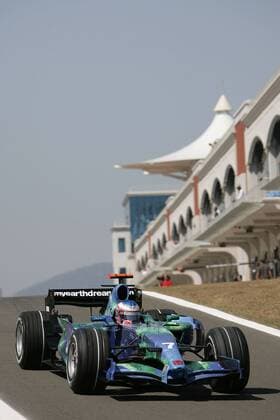 Jenson Button (England Honda) in seinem Boliden - Motorsport Grand Prix Herren Großer Preis der Türkei 2007, Formel 1 Weltmeisterschaft, F1, F, GP, WM, Freies Training Einzelbild Istanbul Motorsport Grand Prix Herren Großer Preis der Türkei 2007, Formel 1 Weltmeisterschaft, F1, F, GP, WM, Freies Training Einzelbild Istanbul