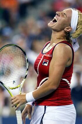 Svetlana Kuznetsova (Rußland) enttäuscht -  (nyp20070908157) Tennis Damen US Open 2007, Grand Slam, WTA Tour, Finale Einzelbild Flushing Meadow New York, N.Y., NY Tennis Damen US Open 2007, Grand Slam, WTA Tour, Finale Einzelbild Flushing Meadow New York, N.Y., NY
