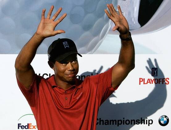 Eldrick Tiger Woods (USA) - Sieger der BMW Championship 2007 -  (CHI2007090920) Golf Herren BMW Championship 2007, PGA Tour, FedEx, Fed Ex Cup Einzelbild Cog Hill Golf and Country Club Lemont Freude, Golf Herren BMW Championship 2007, PGA Tour, FedEx, Fed Ex Cup Einzelbild Cog Hill Golf and Country Club Lemont Freude,