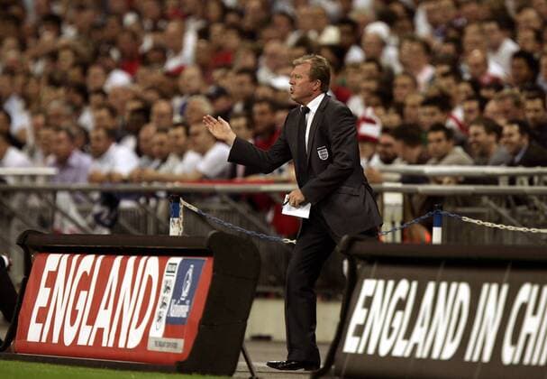 Nationaltrainer Steve McClaren (England) gibt Anweisungen -  Fußball Länderspiel Herren EM Qualifikation 2007, Nationalmannschaft, Einzelbild London Fußball Länderspiel Herren EM Qualifikation 2007, Nationalmannschaft, Einzelbild London