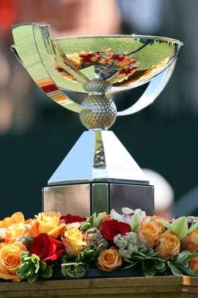 FedEx Cup auf Rosen gebettet - (Icon2106168) Golf Herren The Tour Championship 2007, Fed Ex Cup, FedEx, PGA Einzelbild Atlanta Golf Herren The Tour Championship 2007, Fed Ex Cup, FedEx, PGA Einzelbild Atlanta EDITORIAL USE ONLY
