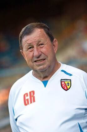 Trainer Guy Roux (Lens) -  (pan21865) Fußball Herren Ligue 1 2007 2008, 1. Französische Liga, RC Racing Club Lens Porträt Straßburg Fußball Herren Ligue 1 2007 2008, 1. Französische Liga, RC Racing Club Lens Porträt Straßburg 