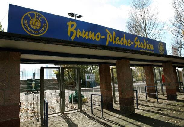 Im Bruno Plache Stadion, der Heimspielstätte von Lokomotive Leipzig, herrscht Ordnung und Sauberkeit Fußball Herren Saison 2007 2008, 1. FC Lokomotive Leipzig, Lok, Landesliga Sachsen, Sachsenliga Totale Leipzig Fußball Herren Saison 2007 2008, 1. FC Lokomotive Leipzig, Lok, Landesliga Sachsen, Sachsenliga Totale Leipzig