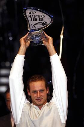 David Nalbandian (Argentinien), Sieger der Masters Series 2007 in Madrid -  Tennis Herren Masters Series 2007, ATP Tour, Finale Einzelbild Madrid Freude, Tennis Herren Masters Series 2007, ATP Tour, Finale Einzelbild Madrid Freude,