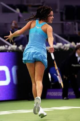 Ana Ivanovic (Serbien) -  Tennis WM Damen Sony Ericsson Championships 2007, WTA Tour Einzelbild Madrid Dynamik, Tennis WM Damen Sony Ericsson Championships 2007, WTA Tour Einzelbild Madrid Dynamik,