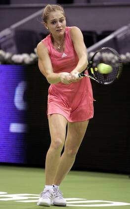 Anna Chakvetadze (Rußland) -  (pan23100) Tennis WM Damen Sony Ericsson Championships 2007, WTA Tour Einzelbild Madrid Dynamik, Tennis WM Damen Sony Ericsson Championships 2007, WTA Tour Einzelbild Madrid Dynamik, 