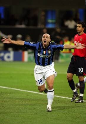 Esteban Cambiasso (Inter Mailand) - Torjubel - Fußball EC 1 Herren Champions League 2007 2008, FC Internazionale Mailand - CSKA Moskau 4:2, Inter Gruppe Mailand Freude, Begeisterung, Fußball EC 1 Herren Champions League 2007 2008, FC Internazionale Mailand - CSKA Moskau 4:2, Inter Gruppe Mailand Freude, Begeisterung,