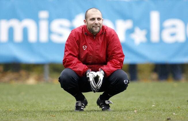 Torwarttrainer Gunnar Grundmann (Dresden) Fußball Herren Regionalliga Nord 2007 2008, 3. Liga, SG Dynamo Dresden, Training Einzelbild Dresden Fußball Herren Regionalliga Nord 2007 2008, 3. Liga, SG Dynamo Dresden, Training Einzelbild Dresden