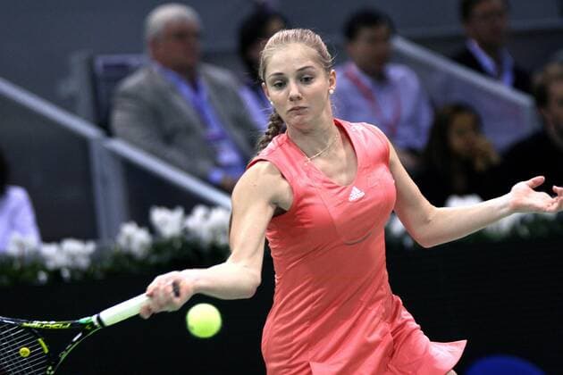 Anna Chakvetadze (Rußland) -  Tennis WM Damen Sony Ericsson Championships 2007, WTA Tour Einzelbild Madrid Tennis WM Damen Sony Ericsson Championships 2007, WTA Tour Einzelbild Madrid
