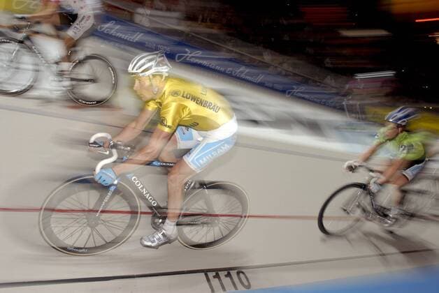 Erik Zabel (Deutschland Milram) Radsport Herren 44. Münchener 6 Tage Rennen 2007, Sechstagerennen, Sechstage, Sechs, Sixdays, six days Einzelbild München Dynamik, Radsport Herren 44. Münchener 6 Tage Rennen 2007, Sechstagerennen, Sechstage, Sechs, Sixdays, six days Einzelbild München Dynamik,