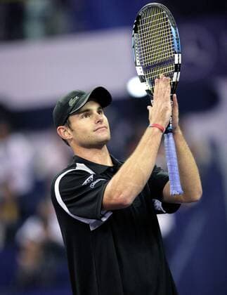 Andy Roddick (USA) bedankt sich bei den Anhängern -  (IMCpau16139210) Tennis WM Herren ATP Masters Cup 2007, Series, Tour Einzelbild Shanghai Freude, Tennis WM Herren ATP Masters Cup 2007, Series, Tour Einzelbild Shanghai Freude,