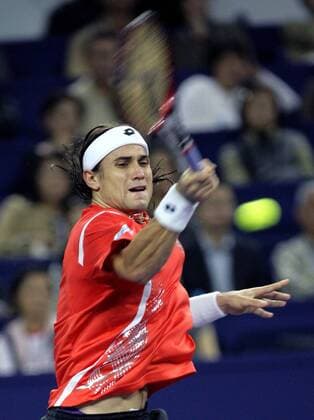 David Ferrer (Spanien) -  (IMCpau16165503) Tennis WM Herren ATP Masters Cup 2007, Series, Tour Einzelbild Shanghai Dynamik, Tennis WM Herren ATP Masters Cup 2007, Series, Tour Einzelbild Shanghai Dynamik,