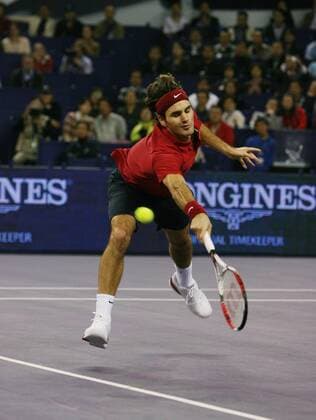 Roger Federer (Schweiz) Tennis WM Herren ATP Masters Cup 2007, Series, Tour Einzelbild Shanghai Dynamik, Tennis WM Herren ATP Masters Cup 2007, Series, Tour Einzelbild Shanghai Dynamik,