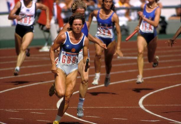 Marlies Göhr (DDR) Leichtathletik OS Sommer Damen Olympische Spiele Seoul 1988, Sommerspiele, Nationaltrikot Einzelbild Seoul Dynamik, Leichtathletik OS Sommer Damen Olympische Spiele Seoul 1988, Sommerspiele, Nationaltrikot Einzelbild Seoul Dynamik,