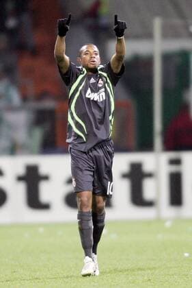 Robinho (Real Madrid) - Torjubel Fußball EC 1 Herren Champions League 2007 2008, Real Madrid CF Einzelbild Bremen Freude, Fußball EC 1 Herren Champions League 2007 2008, Real Madrid CF Einzelbild Bremen Freude,