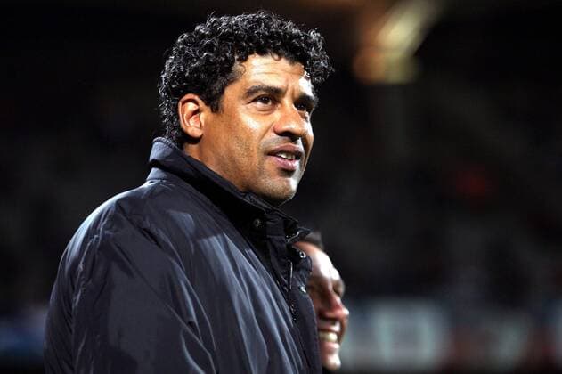 Trainer Frank Rijkaard (FC Barcelona) -  (pan23358) Fußball EC 1 Herren Champions League 2007 2008, FC Barcelona, Barca Einzelbild Lyon Fußball EC 1 Herren Champions League 2007 2008, FC Barcelona, Barca Einzelbild Lyon