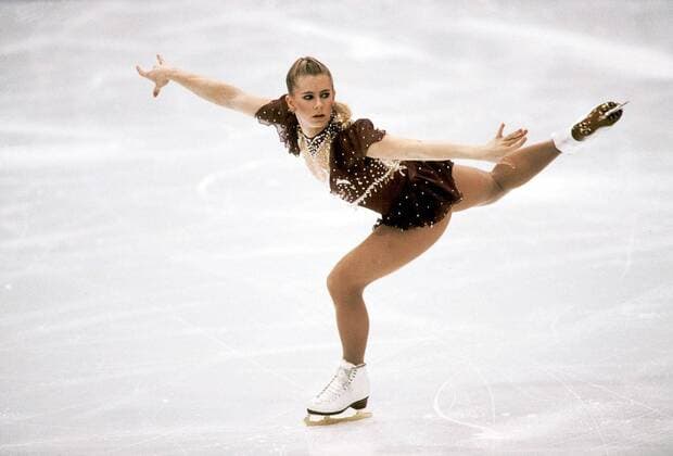 Tonya Harding (USA) Eiskunstlauf OS Winter Damen Olympische Spiele Lillehammer 1994, Winterspiele Einzelbild Lillehammer Eiskunstlauf OS Winter Damen Olympische Spiele Lillehammer 1994, Winterspiele Einzelbild Lillehammer