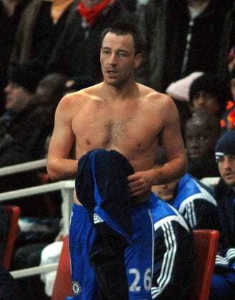 John Terry (Chelsea) enttäuscht -  Fußball Herren English Premier League 2007 2008, 1. Englische Liga, Chelsea FC London Einzelbild London Fußball Herren English Premier League 2007 2008, 1. Englische Liga, Chelsea FC London Einzelbild London