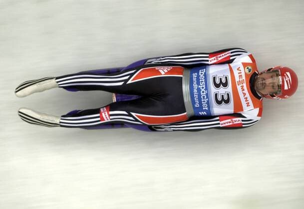 Georg Hackl (Deutschland) Rennrodeln Herren Weltcup 2002 2003, Welt Cup, Worldcup, World, WC, Rodeln, Rennschlitten, Rennschlittensport Einzelbild Winterberg Rennrodeln Herren Weltcup 2002 2003, Welt Cup, Worldcup, World, WC, Rodeln, Rennschlitten, Rennschlittensport Einzelbild Winterberg