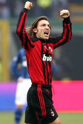 Andrea Pirlo (AC Mailand) - Torjubel - Fußball Herren Serie A 2007 2008, 1. Italienische Liga, AC Mailand, Milan Einzelbild Mailand Freude, Begeisterung, Fußball Herren Serie A 2007 2008, 1. Italienische Liga, AC Mailand, Milan Einzelbild Mailand Freude, Begeisterung,