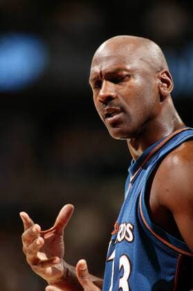 Michael Jordan (Washington Wizards) - (Icon7663394) Basketball Herren NBA 2002 2003, Denver Nuggets - Washington Wizards Einzelbild Denver Basketball Herren NBA 2002 2003, Denver Nuggets - Washington Wizards Einzelbild Denver EDITORIAL USE ONLY