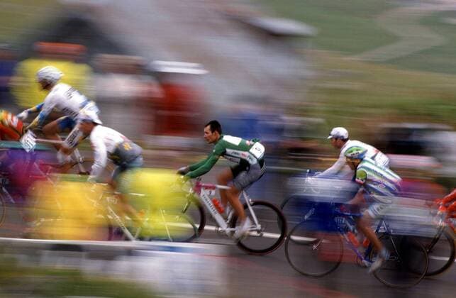 Erik Zabel (Deutschland Team Telekom, Mitte) Radsport Herren Straßenradsport 1998, Straße, Rad, Tour de France Totale Aufnahmedatum geschätzt Dynamik, Radsport Herren Straßenradsport 1998, Straße, Rad, Tour de France Totale Aufnahmedatum geschätzt Dynamik,