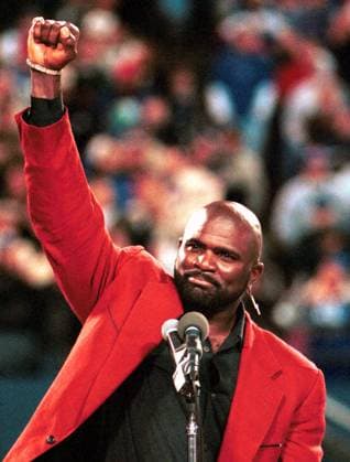 Hall of Famer Lawrence Taylor (Dallas Cowboys) -  (NJP99101806) American Football Herren NFL 1999 2000 Einzelbild American Football Herren NFL 1999 2000 Einzelbild