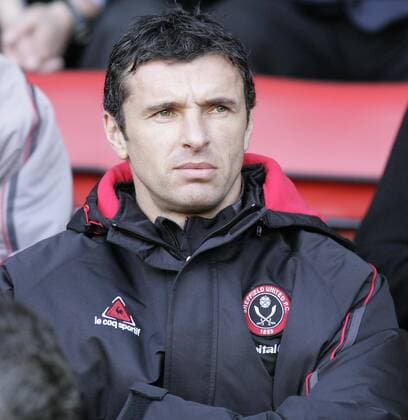 Fußball, Trainerhistorie Sheffield United von 1889 bis heute Gary Speed (Sheffield United) -  Fußball Herren Football League Championship 2007 2008, 2. Englische Liga, Sheffield United FC Einzelbild Sheffield Fußball Herren Football League Championship 2007 2008, 2. Englische Liga, Sheffield United FC Einzelbild Sheffield