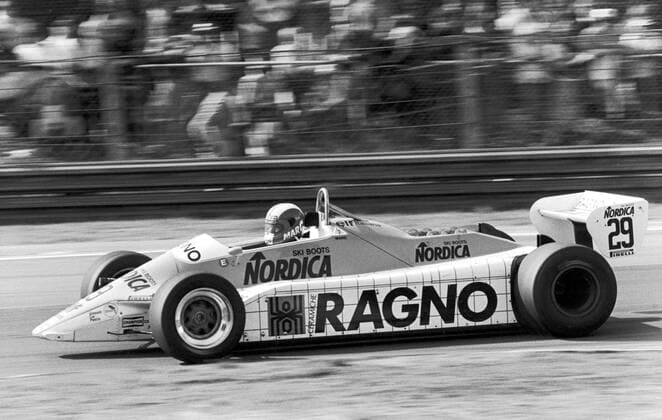 Marc Surer (Schweiz Arrows Ford) in seinem Boliden -  Motorsport Grand Prix Herren Großer Preis von Belgien 1982, Formel 1 Weltmeisterschaft, F1, F, GP, WM Einzelbild Zolder Dynamik, Motorsport Grand Prix Herren Großer Preis von Belgien 1982, Formel 1 Weltmeisterschaft, F1, F, GP, WM Einzelbild Zolder Dynamik,