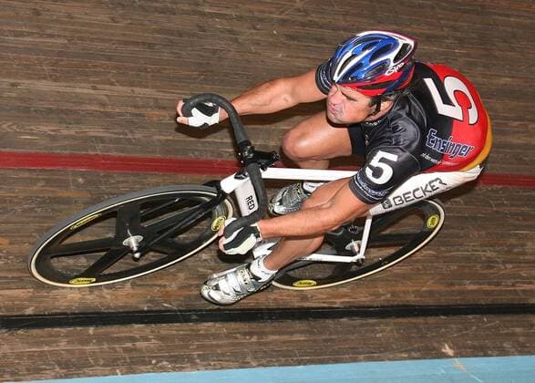Andreas Kappes (Deutschland) Radsport Herren Stuttgarter 6 Tage Rennen 2008, sechs, Sechstagerennen, Sechstage, Six Days, SixDays Einzelbild Stuttgart Radsport Herren Stuttgarter 6 Tage Rennen 2008, sechs, Sechstagerennen, Sechstage, Six Days, SixDays Einzelbild Stuttgart